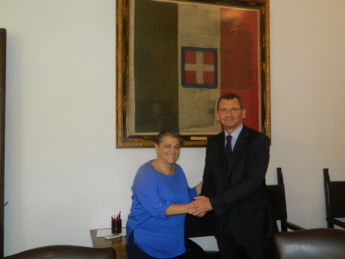 Il sindaco Mancinelli riceve il presidente del forum delle città dell'Adriatico e dello Ionio